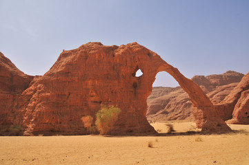 Fototapeta na wymiar File:Elephant Rock in the Ennedi Mountains - northeastern Chad 