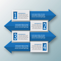 Abstract 3D Paper Infographics