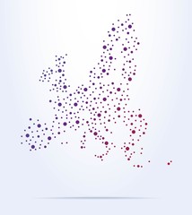 Abstract EU map