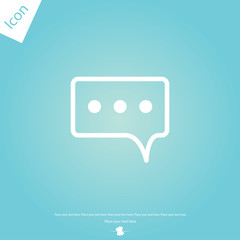 Bubble speech icon