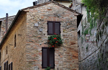 San Gimignano a medieval town in Tuscany, Italy 