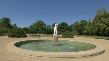 The Rze≈∫ba Jutrzenka marble fountain statue 