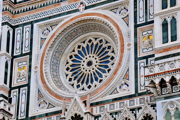 Obraz premium Duomo Cathedral (Cattedrale Santa Maria del Fiore, Cathedral of Saint Mary of the Flowers), Florence, Italy