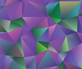  Polygonal abstract background. Low poly crystal pattern. Design with triangle shapes. Pattern suitable for backgrounds, Wallpaper, screen savers, covers, print, business cards, posters