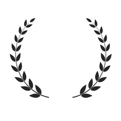 Vector laurel wreath isolated on white background - 201516828