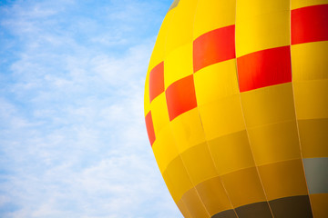 Colorful hot air balloon.