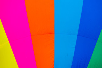 Color of balloon fabric on background.