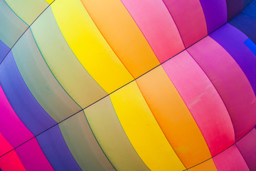 Color of balloon fabric on background.