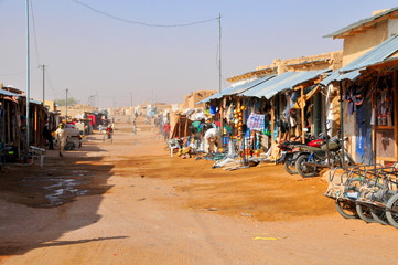 Faya - the largest city in northern Chad - obrazy, fototapety, plakaty