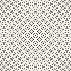 Vector seamless geometric pattern. Simple abstract lines lattice. Repeating elements stylish background