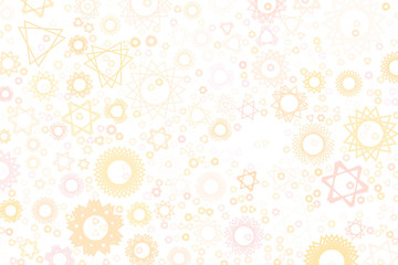 Abstract colored star shape pattern. Repeat, art, vector & illustration.