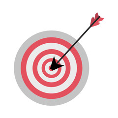 Target dartboard symbol vector illustration graphic design