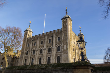 Fototapeta na wymiar White Tower at the Tower of London