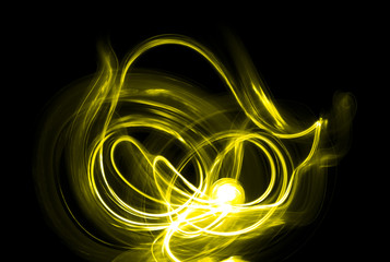 Overlay light, an abstract pattern on a dark background