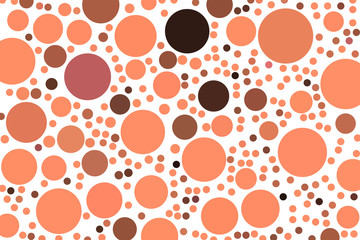 Abstract colored circles, bubbles, sphere or ellipses shape pattern. Art, style, surface & creative.