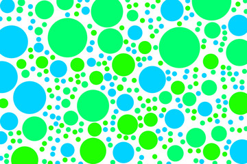 Abstract colored circles, bubbles, sphere or ellipses shape pattern. Geometric, effect, graphic & messy.