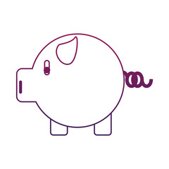Piggy money saving symbol vector illustration graphic design