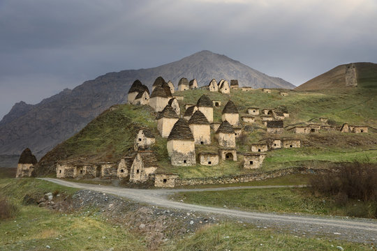 City of the dead in North Ossetia-Alania, Russia