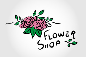 Logo Flower shop