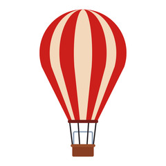 Hot air balloon vector illustration graphic design
