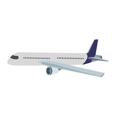 Jet airplane isolated vector illustration graphic design