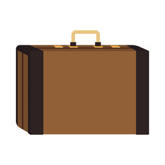 Vintage travel suitcase vector illustration graphic design