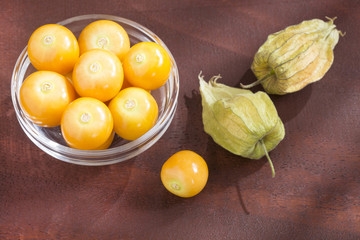 Uchuva delicious tropical fruit - Physalis peruviana