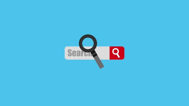 search for information seo analytics web animation hd