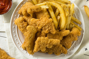 Kids Dinosaur Shaped Chicken Nuggets
