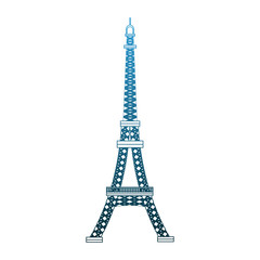 Eiffel tower monument vector illustration graphic design