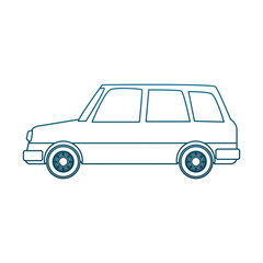 Old car vehicle vector illustration graphic design