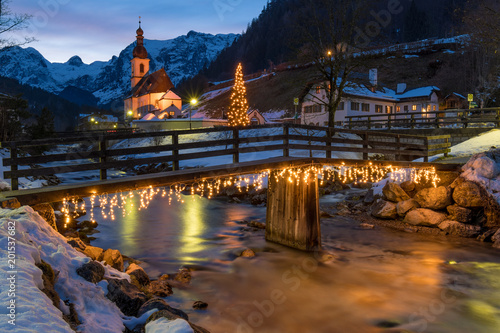 Fototapete Winter Weihnachten In Ramsau In Den Alpen Ion Deutschland Kentauros