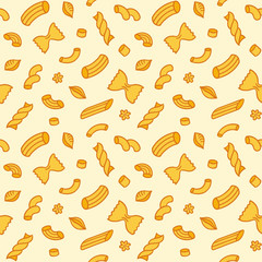 Seamless pasta pattern