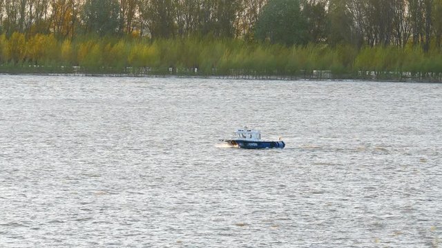 Nautical Police Boat Patrol
