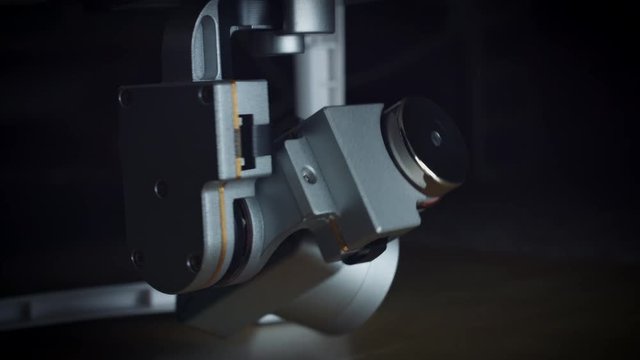 4k New Technology, Close-up of Drone Gimbal