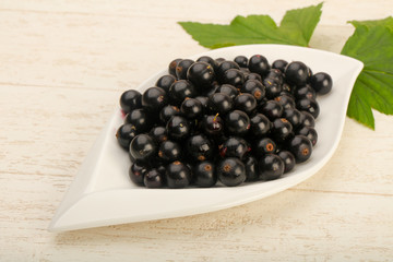 Ripe black currants
