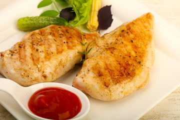 Roasted chicken breast