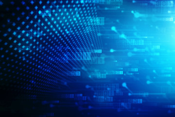 Digital Abstract technology background, Binary Background, futuristic background, cyberspace Concept