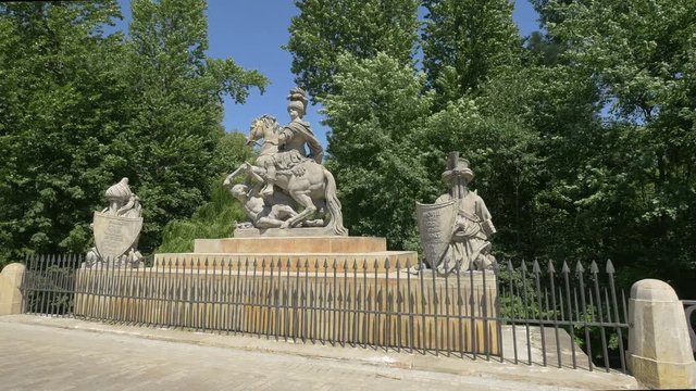 Monument of the polish Jan III Sobieski king 