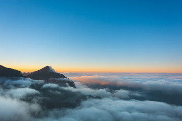 Sunset in Pico Paraná