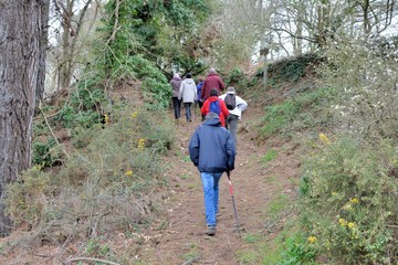 Randonneurs en Bretagne
