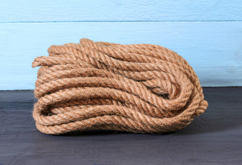 A natural jute rope