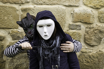 Killer woman mask
