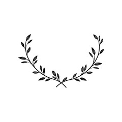 Hand drawn vector frame. Floral wreath for your text. Decorative elements for design. Vintage and rustic styles