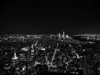 Plakat NYC at night