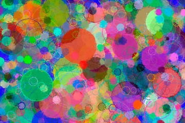 Random circle, ellipse or bubble shape. Wallpaper, fashion, modern & oval.