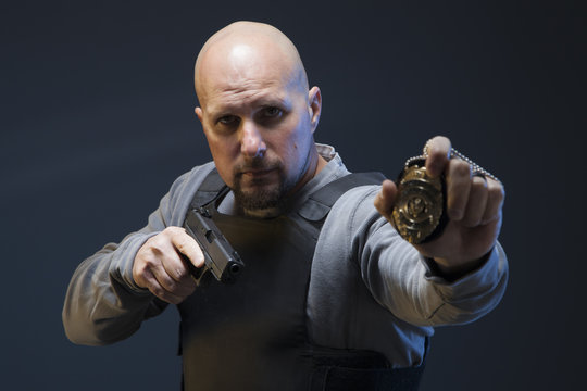 Law Enforcement Agent Studio Shoot