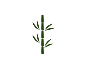 Naklejka premium bamboo ilustration logo vector