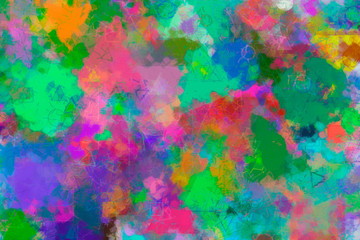 Random circle, square. Color, canvas, pattern & template.