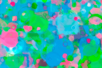 Obraz premium Random circle, square & rectangle shape. Stroke, brushed, old & backdrop.